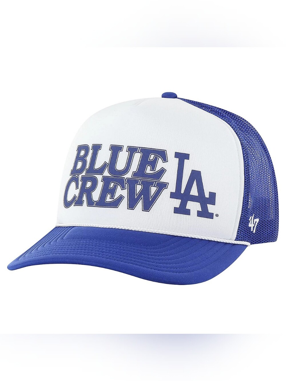 '47 LA Blue Crew Trucker Hat - White & Royal Blue